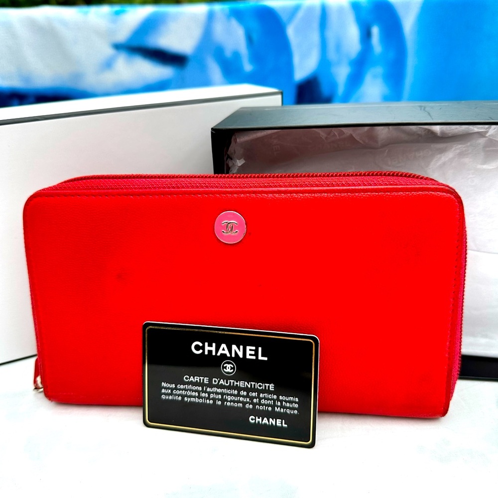 CHANEL Timeless Continental Zip Around Wallet/ Organizer ❤️❤️❤️